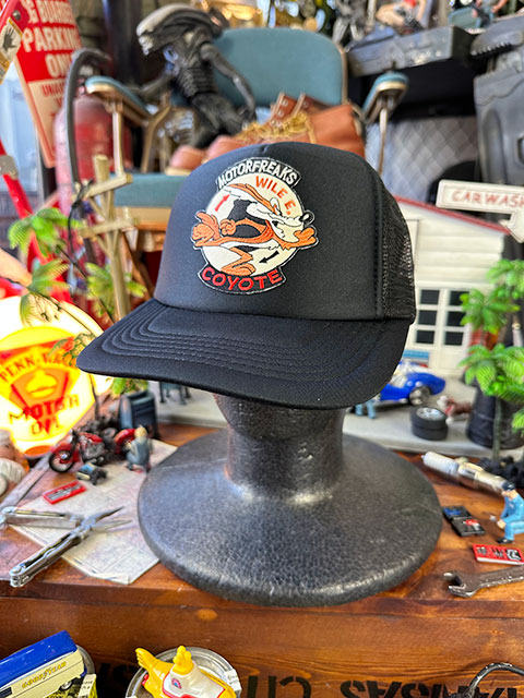 ラベル　デザイン帽子　ストリート　野球　シンプル　キャップ 黒