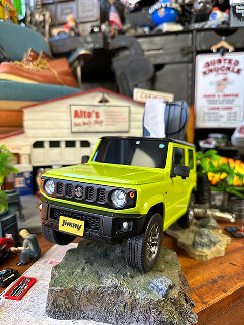 スズキ　軽ジムニー　ウェットティッシュケース　（キネティックイエロー）　軽自動車　スズキ公認ライセンス商品 |  | 03