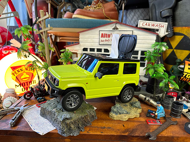 スズキ　軽ジムニー　ウェットティッシュケース　（キネティックイエロー）　軽自動車　スズキ公認ライセンス商品 |  | 04