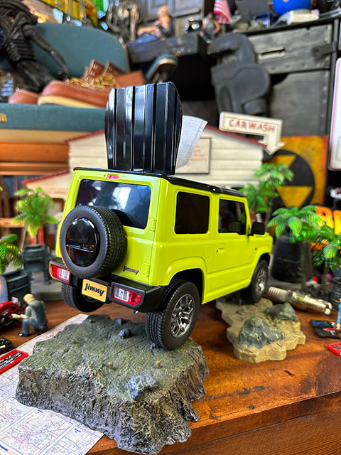 スズキ　軽ジムニー　ウェットティッシュケース　（キネティックイエロー）　軽自動車　スズキ公認ライセンス商品 |  | 05