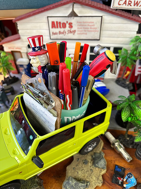 スズキ　軽ジムニー　ウェットティッシュケース　（キネティックイエロー）　軽自動車　スズキ公認ライセンス商品 |  | 10