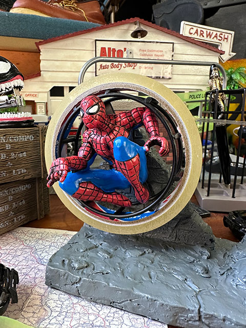 マーベル スパイダーマン テープディスペンサー □ アメリカン雑貨