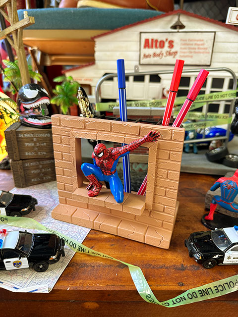マーベル　スパイダーマン　ステーショナリースタンド　ペンホルダー ■ アメリカン雑貨 アメリカ雑貨 ペン立て | 