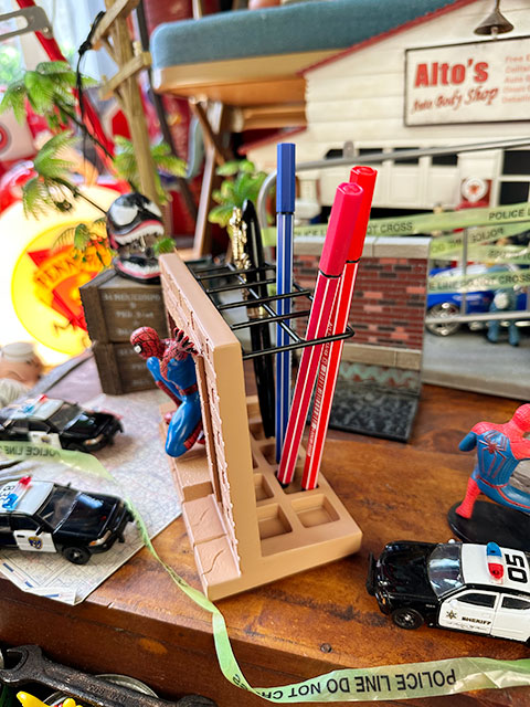 マーベル　スパイダーマン　ステーショナリースタンド　ペンホルダー ■ アメリカン雑貨 アメリカ雑貨 ペン立て |  | 04