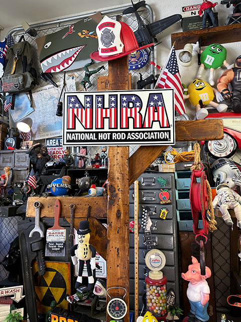 NHRA　エンボスティンサイン　（アメリカンフラッグ）　■　アメリカン雑貨　アメリカ雑貨 |  | 03