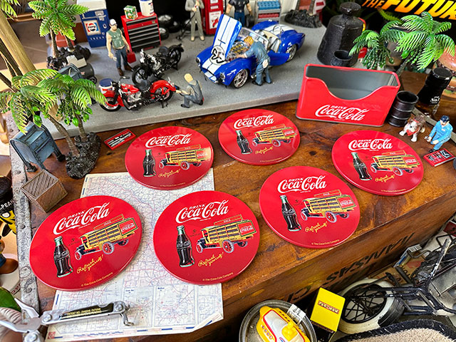コカ・コーラ ティンコースター 6枚セット（デリバリートラック
