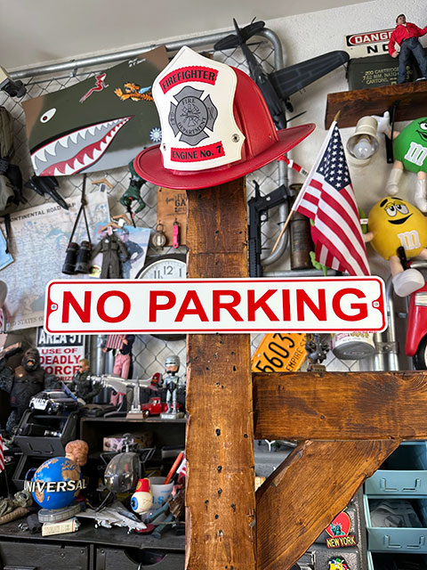 駐車禁止　ミニストリートサイン　ノーパーキング ■ アメリカン雑貨 アメリカ雑貨｜candytower