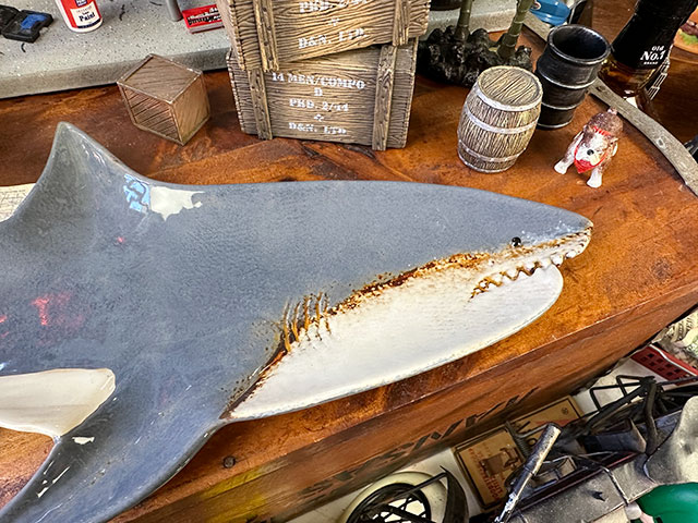 シャークディッシュ　ホオジロザメ　セラミックプレート　サメのお皿 ■ アメリカン雑貨 アメリカ雑貨 |  | 01