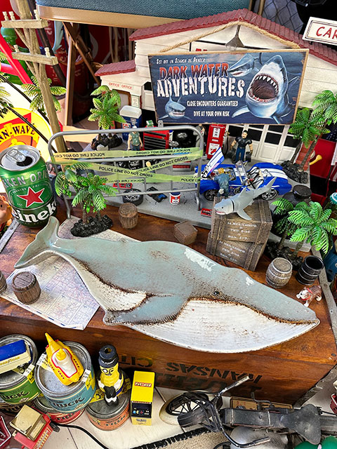 ホエールディッシュ　シロナガスクジラ　セラミックプレート　クジラのお皿 ■ アメリカン雑貨 アメリカ雑貨 |  | 07