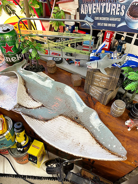 ホエールディッシュ　シロナガスクジラ　セラミックプレート　クジラのお皿 ■ アメリカン雑貨 アメリカ雑貨 |  | 09