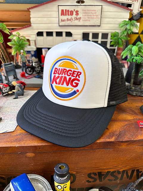 バーガーキング　メッシュキャップ　帽子色＝ホワイト×ブラック ■ アメリカン雑貨 アメリカ雑貨 | 
