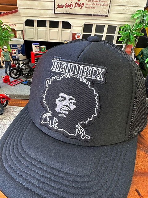 ジミ・ヘンドリックス　メッシュキャップ　帽子色＝ブラック ■ アメリカ雑貨  アメリカン雑貨 |  | 01