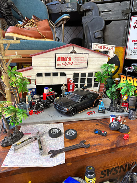 映画　ワイルドスピード　ダイキャストミニカー　1/24スケール　（2006年ダッジ　チャージャー/リアガード）　アメリカン雑貨 |  | 02