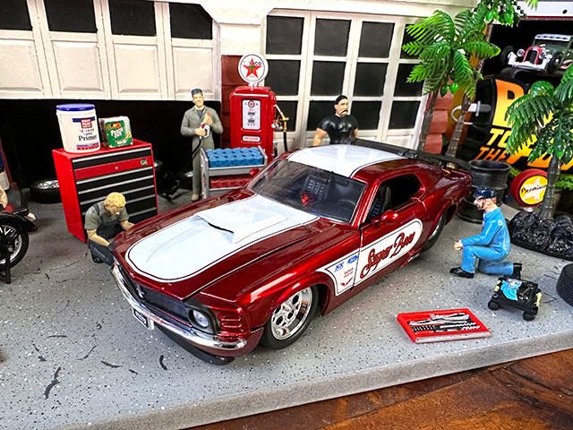 Jada 1970年フォード マスタング BOSS429 ダイキャストミニカー 1/24  