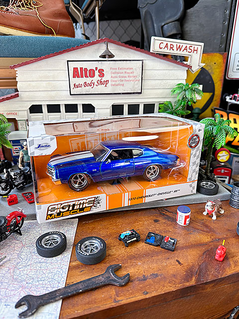 Jada 1970年 シボレー シェベルSS ダイキャストミニカー 1/24