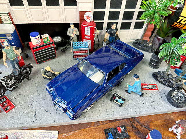 Jada　1971年　ポンティアック　GTO　ダイキャストミニカー　1/24スケール　（ディープブルー）　■　アメリカン雑貨　アメリカ雑貨｜candytower｜06