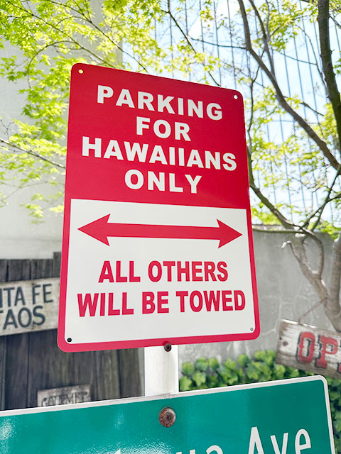 ハワイアン　パーキングサイン　（ハワイアン専用）　■　アメリカン雑貨　アメリカ雑貨 |  | 02