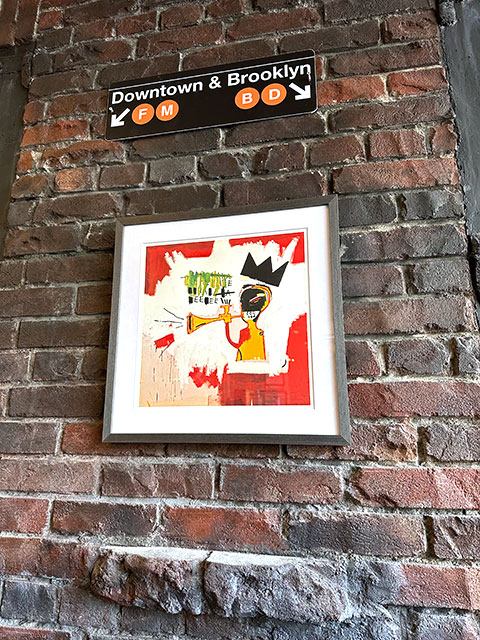 バスキア　アートフレーム　（Trumpet,1984）　ジャン=ミシェル・バスキア　木製額付き　絵画ポスター　ジークレー印刷 |  | 08