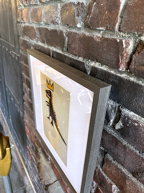 バスキア アートフレーム （Pez Dispenser,1984） ジャン=ミシェル