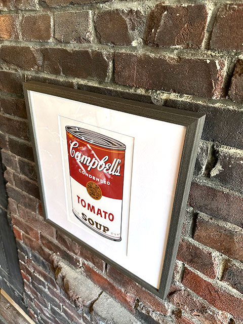 アンディ・ウォーホル　アートフレーム　（Campbell's Soup）　木製額付き　絵画ポスター　アンディ　ウォーホール　■　アメリカン雑貨 |  | 04