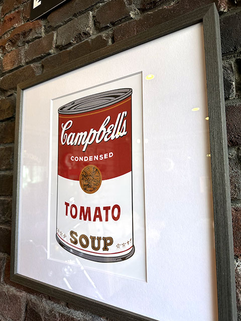 アンディ・ウォーホル　アートフレーム　（Campbell's Soup）　木製額付き　絵画ポスター　アンディ　ウォーホール　■　アメリカン雑貨 |  | 05