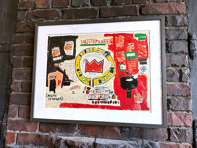 バスキア　アートフレーム　（Untitled,1988/Crown）　ジャン=ミシェル・バスキア　木製額付き　絵画ポスター　ジークレー印刷 |  | 13