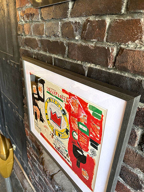 バスキア　アートフレーム　（Untitled,1988/Crown）　ジャン=ミシェル・バスキア　木製額付き　絵画ポスター　ジークレー印刷 |  | 09