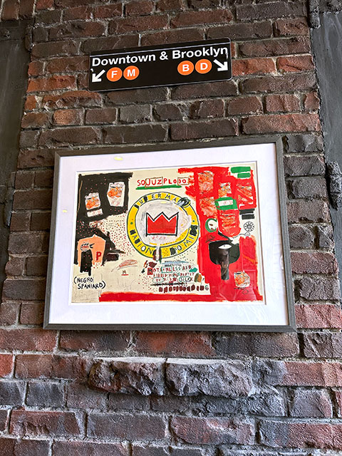 バスキア　アートフレーム　（Untitled,1988/Crown）　ジャン=ミシェル・バスキア　木製額付き　絵画ポスター　ジークレー印刷 |  | 12