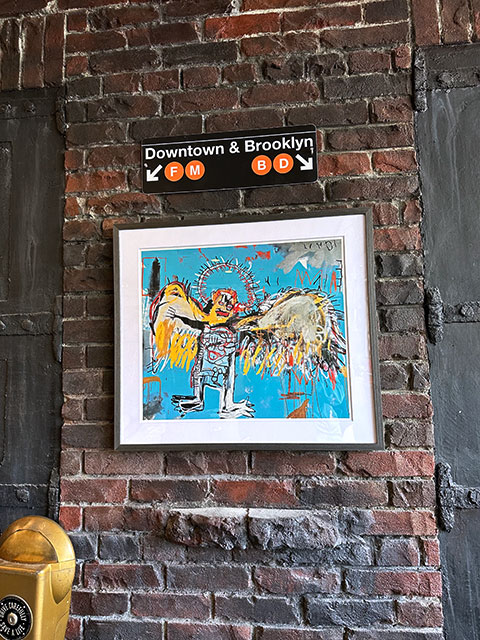 バスキア　アートフレーム　（Untitled,1981/Fallen Angel）　ジャン=ミシェル・バスキア　木製額付き　絵画ポスター　ジークレー印刷 |  | 02