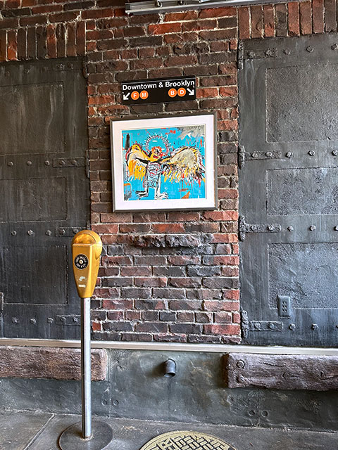 バスキア　アートフレーム　（Untitled,1981/Fallen Angel）　ジャン=ミシェル・バスキア　木製額付き　絵画ポスター　ジークレー印刷 |  | 03