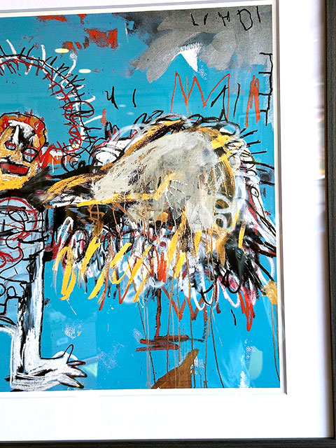 バスキア　アートフレーム　（Untitled,1981/Fallen Angel）　ジャン=ミシェル・バスキア　木製額付き　絵画ポスター　ジークレー印刷 |  | 05