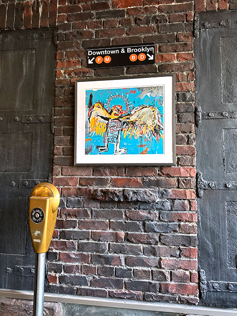 バスキア　アートフレーム　（Untitled,1981/Fallen Angel）　ジャン=ミシェル・バスキア　木製額付き　絵画ポスター　ジークレー印刷 |  | 10