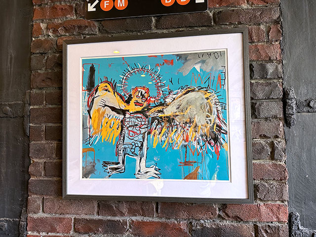 バスキア　アートフレーム　（Untitled,1981/Fallen Angel）　ジャン=ミシェル・バスキア　木製額付き　絵画ポスター　ジークレー印刷 |  | 11