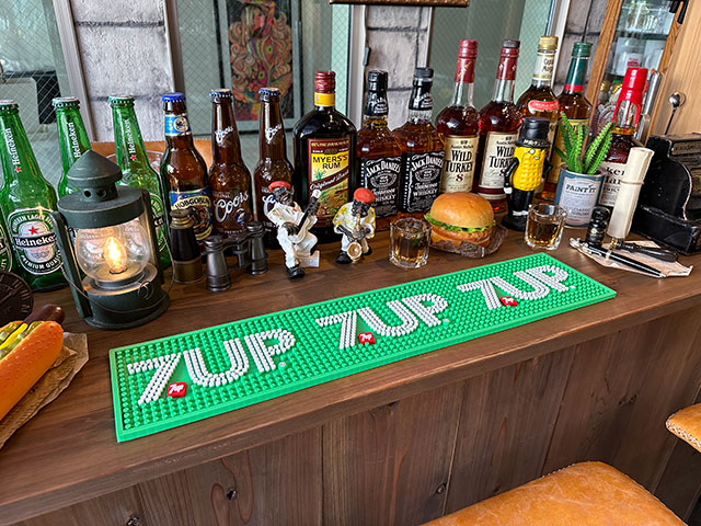 く日はお得♪ バーマット 7UP アメリカン 雑貨 ラバー セブンアップ