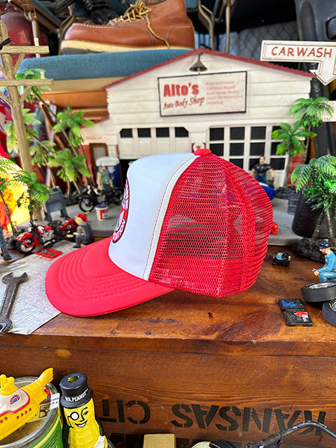 テキサコ　メッシュキャップ　帽子色＝ホワイト×レッド ■ アメリカン雑貨 アメリカ雑貨 |  | 03