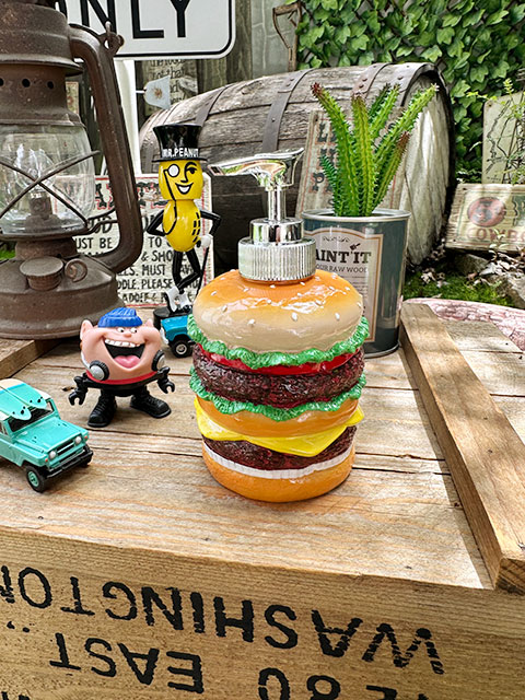 ハンバーガー ソープディスペンサー □ アメリカン雑貨 アメリカ