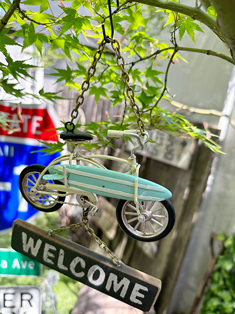 ビーチクルーザー　ウェルカムサイン　（車体色アイボリー）　■　アメリカン雑貨　アメリカ雑貨 |  | 01