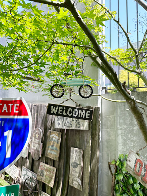 ビーチクルーザー　ウェルカムサイン　（車体色アイボリー）　■　アメリカン雑貨　アメリカ雑貨 |  | 06