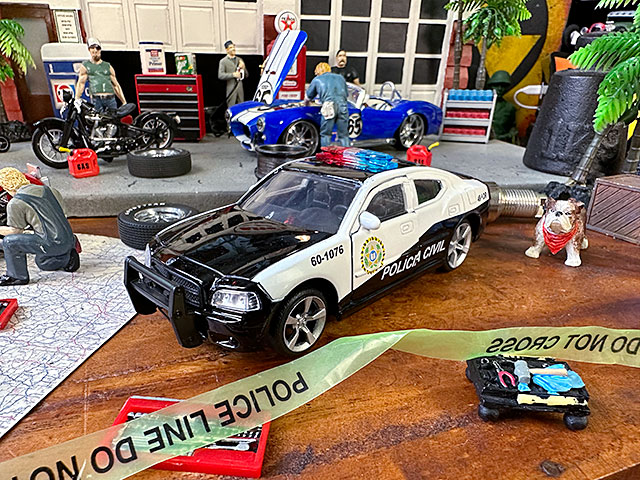 Jada　映画　ワイルドスピード　ダイキャストミニカー　1/32スケール　（2006年ダッジ　チャージャー　ポリス） | 