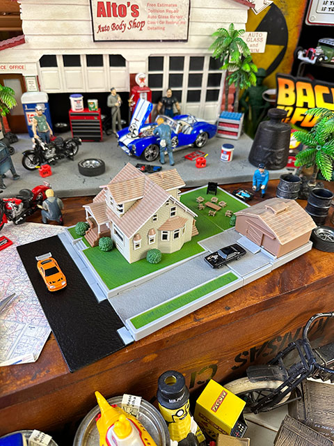 Jada　映画　ワイルドスピード　ドムの家　ジオラマセット　（チャージャー＆スープラ付属）　トレットハウス　ナノスケール | 