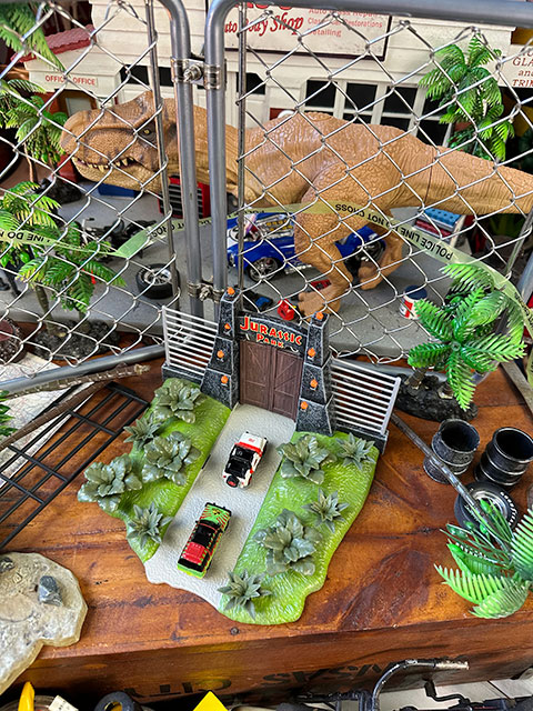 Jada 映画 ジュラシックパーク パークゲート ジオラマスタチュー