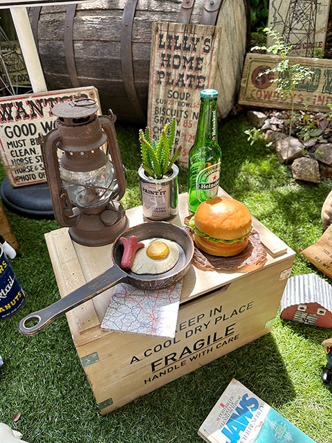 フラジール　フタ付きコンテナ　Lサイズ　（ナチュラル）　木箱　■ アメリカ雑貨 アメリカン雑貨 |  | 03