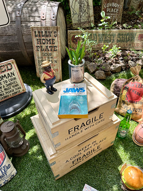 フラジール　フタ付きコンテナ　（Sサイズ+Lサイズの2個セット/ナチュラル）　木箱　■ アメリカ雑貨 アメリカン雑貨 |  | 03