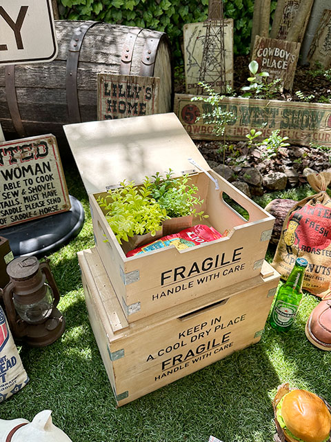 フラジール フタ付きコンテナ （Sサイズ+Lサイズの2個セット