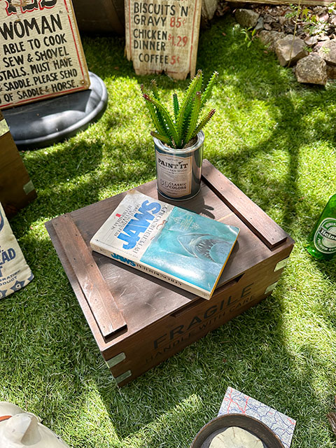 フラジール　フタ付きコンテナ　Sサイズ　（ブラウン）　木箱　■ アメリカ雑貨 アメリカン雑貨 |  | 03