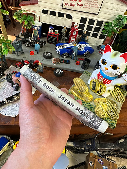 壱万円札ノートブック　（Sサイズ）　金運招福　商売繁盛　開運招福　■　アメリカン雑貨　アメリカ雑貨 |  | 04