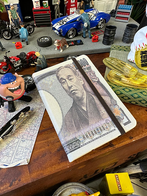 壱万円札ノートブック　（Sサイズ）　金運招福　商売繁盛　開運招福　■　アメリカン雑貨　アメリカ雑貨 |  | 05