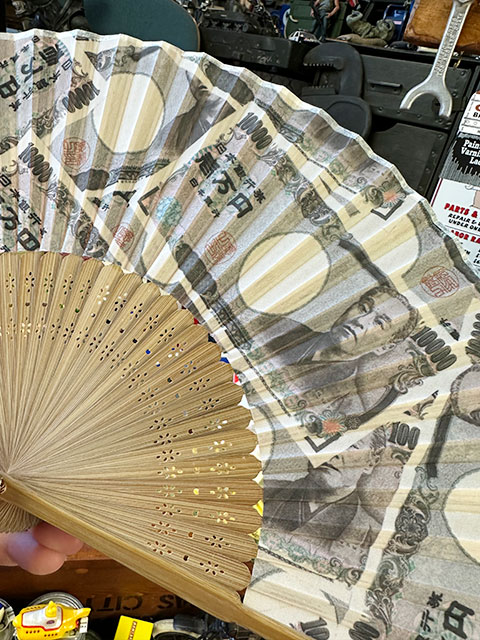 金運招福の風が吹く札束扇子 商売繁盛 開運招福 ■ アメリカン雑貨 アメリカ雑貨 関連画像1