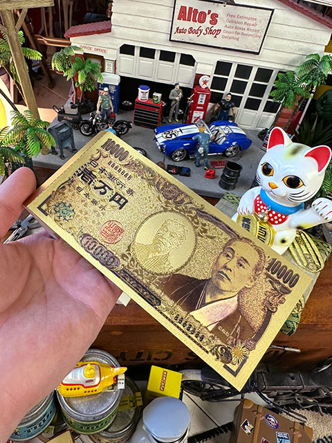 壱万円札メモ帳　金運招福　商売繁盛　開運招福 ■ アメリカン雑貨 アメリカ雑貨 |  | 05