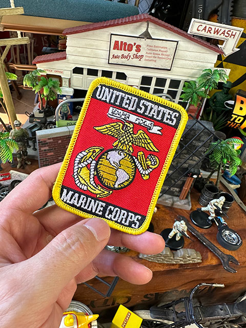 U.S.マリーン　ミリタリーワッペン　（レクタングル/エンブレム）　■　アメリカン雑貨　アメリカ雑貨 爆買 |  | 02